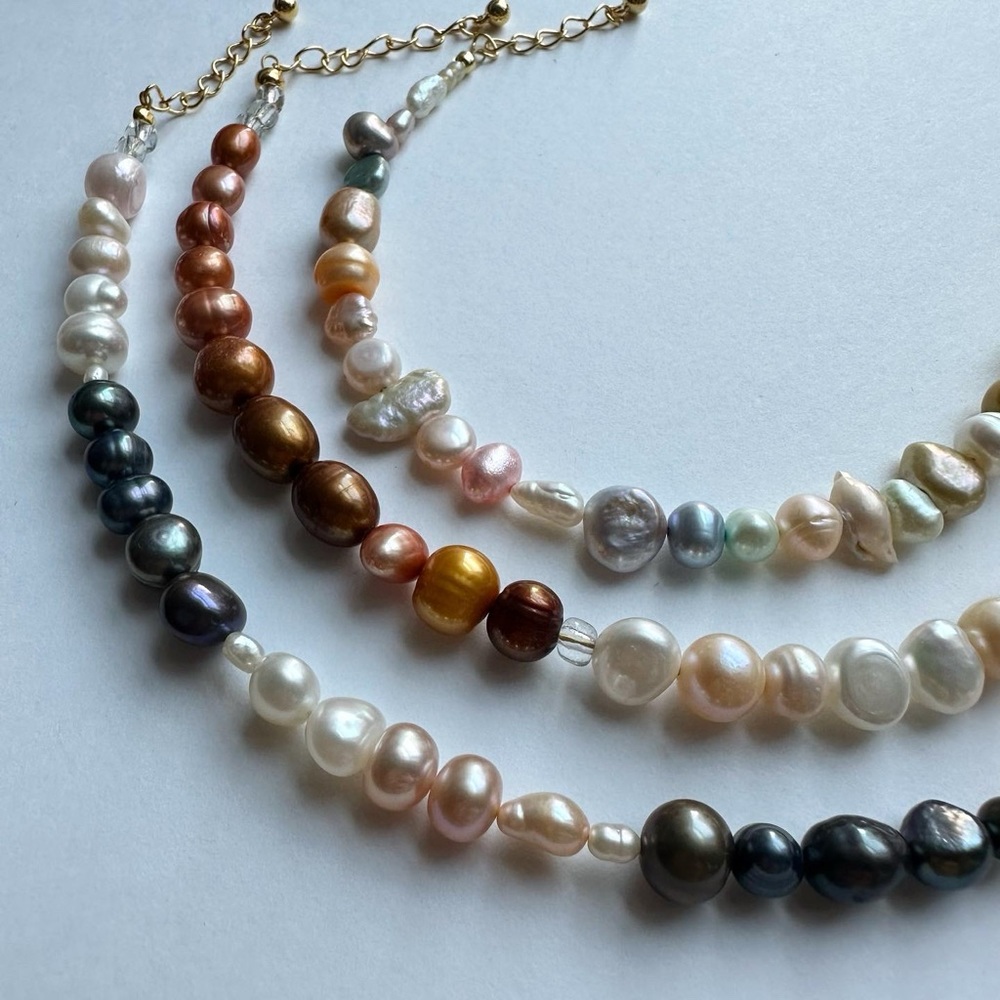 Handmade freshwater pearl bracelet